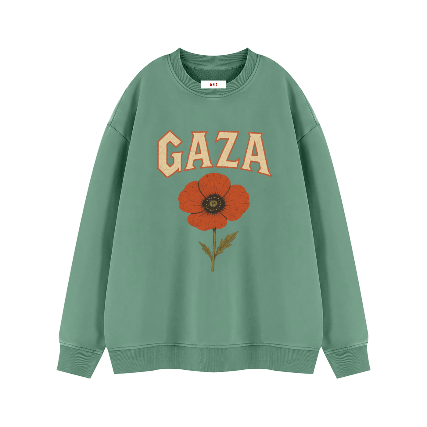 Gaza Poppy Sweatshirt - ANZ