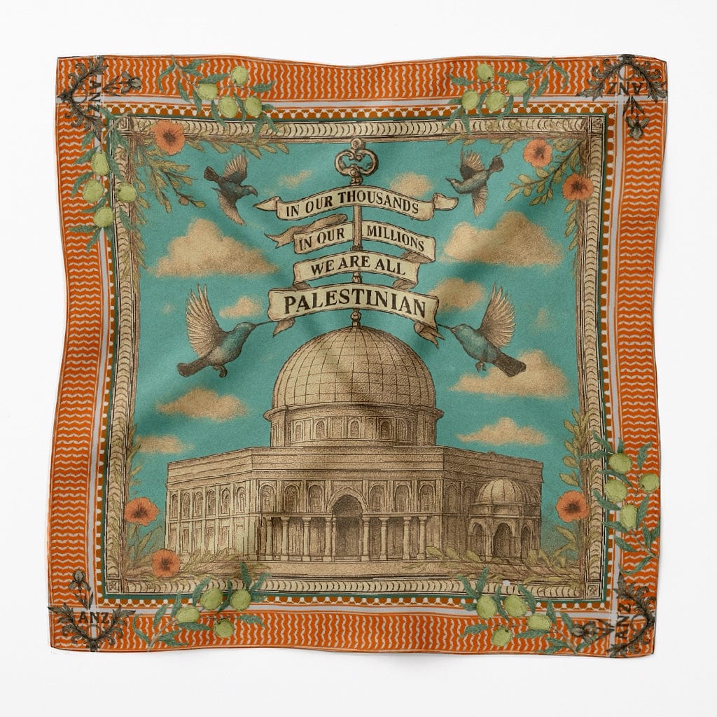 In our millions mini silk scarf