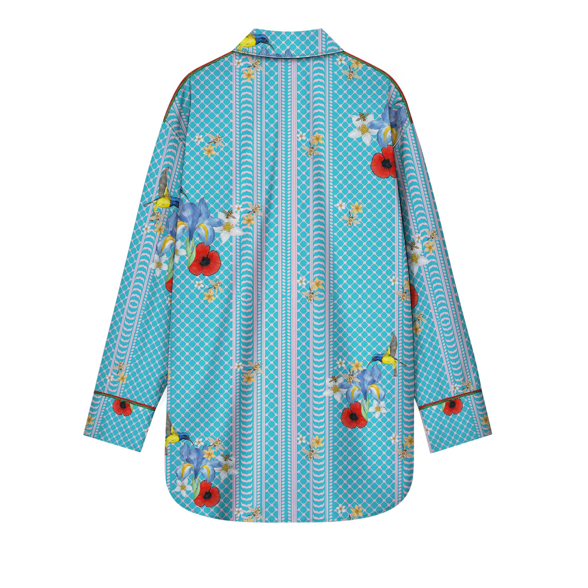 I LOVE YOU ๐ LONG LENGTH SHIRT BLUE