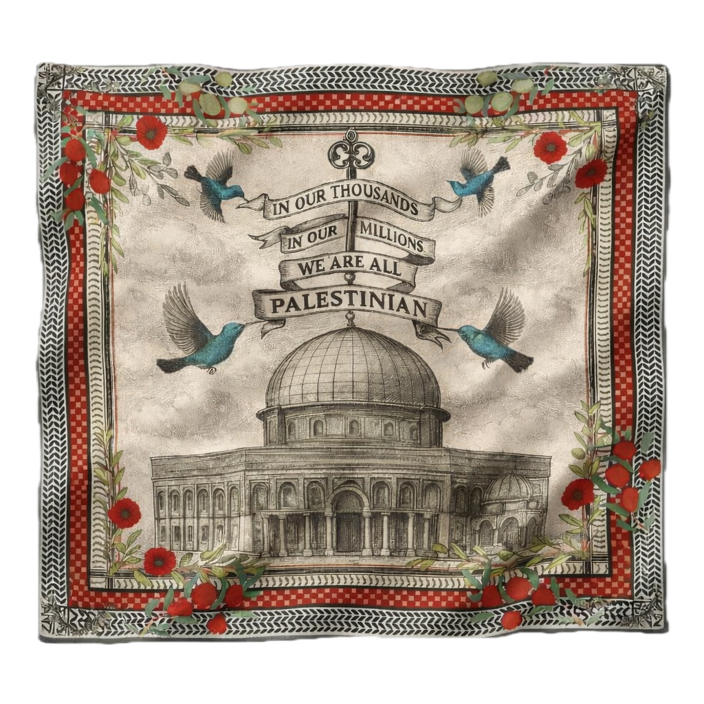 In our millions mini silk scarf