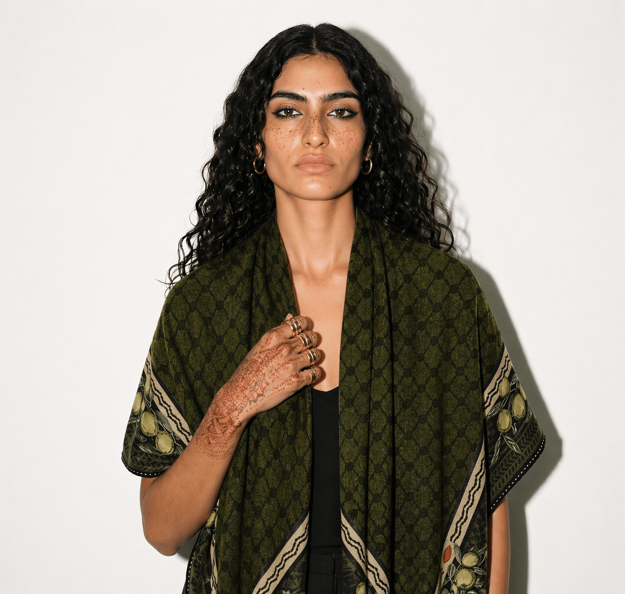 Farah Cashmere Shawl 🫒 - ANZ