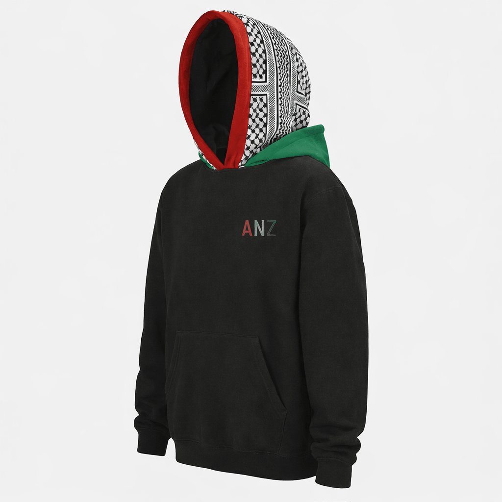 3 HOOD HOODIE FLAG RED WHITE GREEN - ANZ