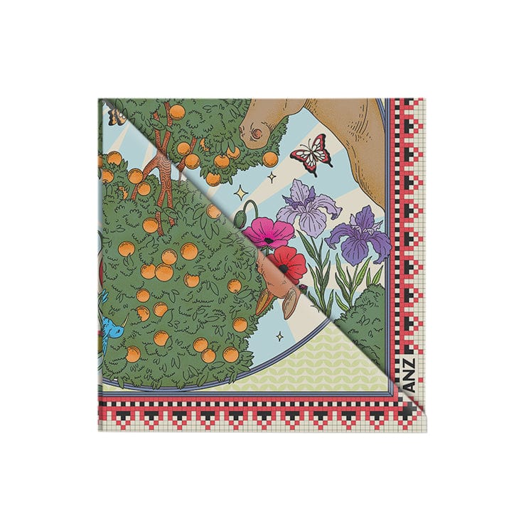 The Garden of Palestine silk scarf