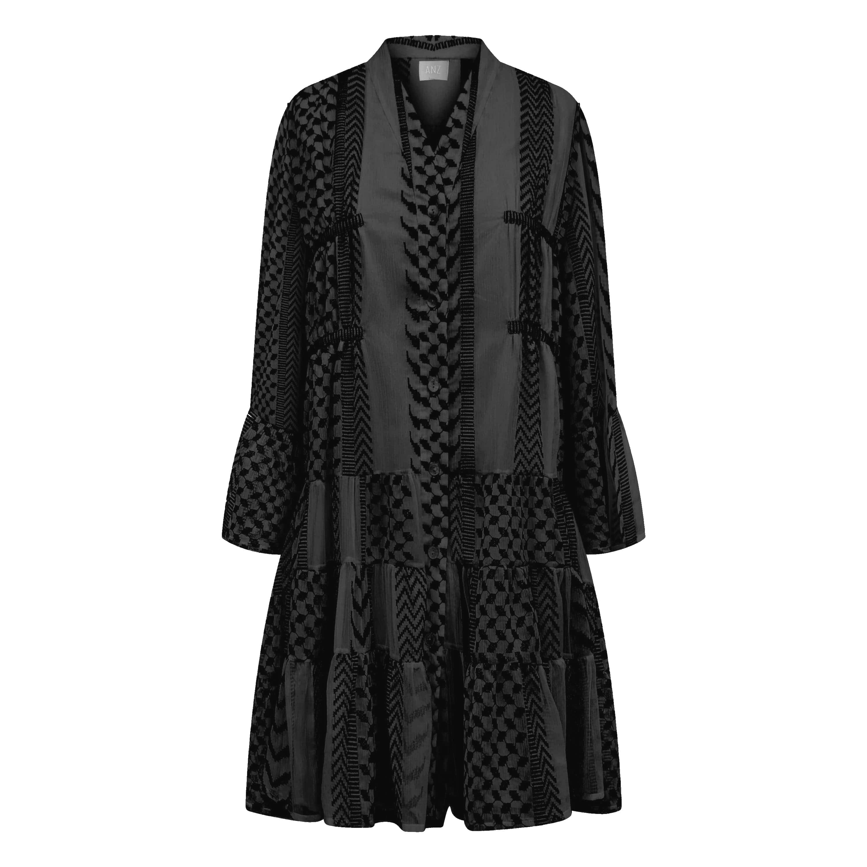 KEFFIYEH DOLLS DRESS / BLACK