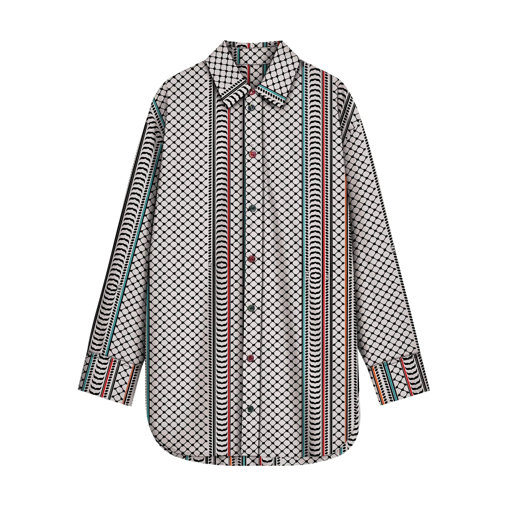 KEFFIYEH LONG LENGTH SHIRT