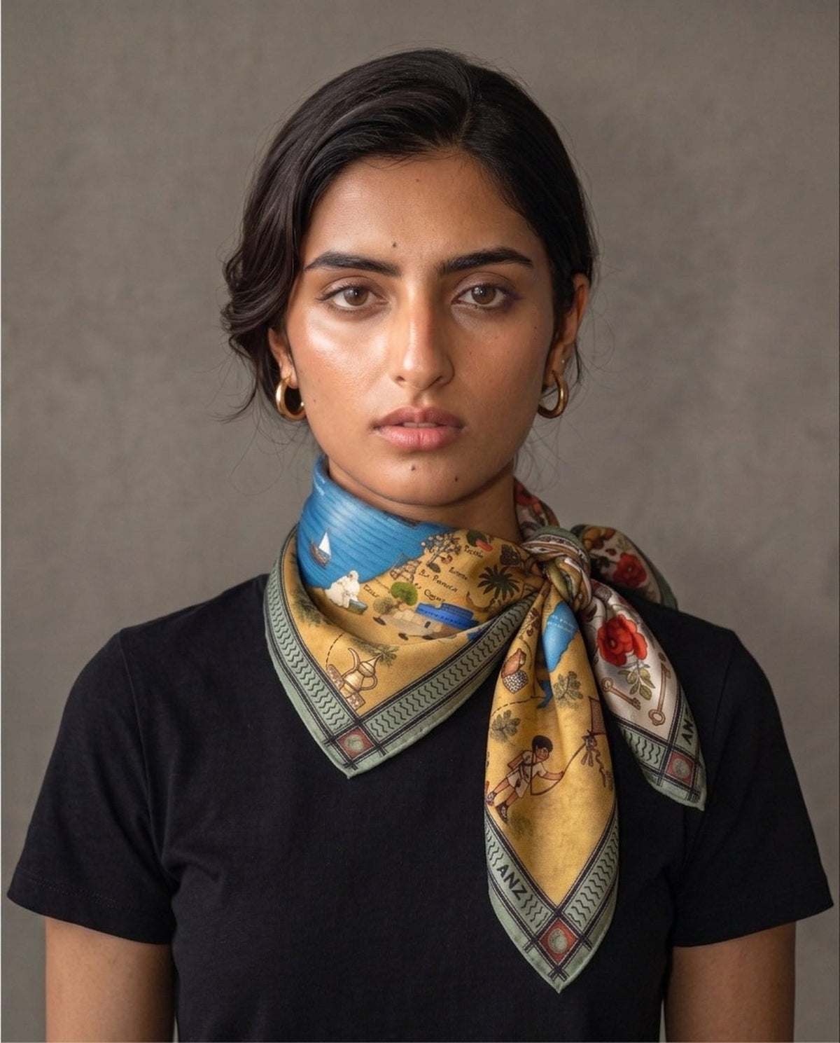 Falastin 🍉 maxi silk scarf - ANZ