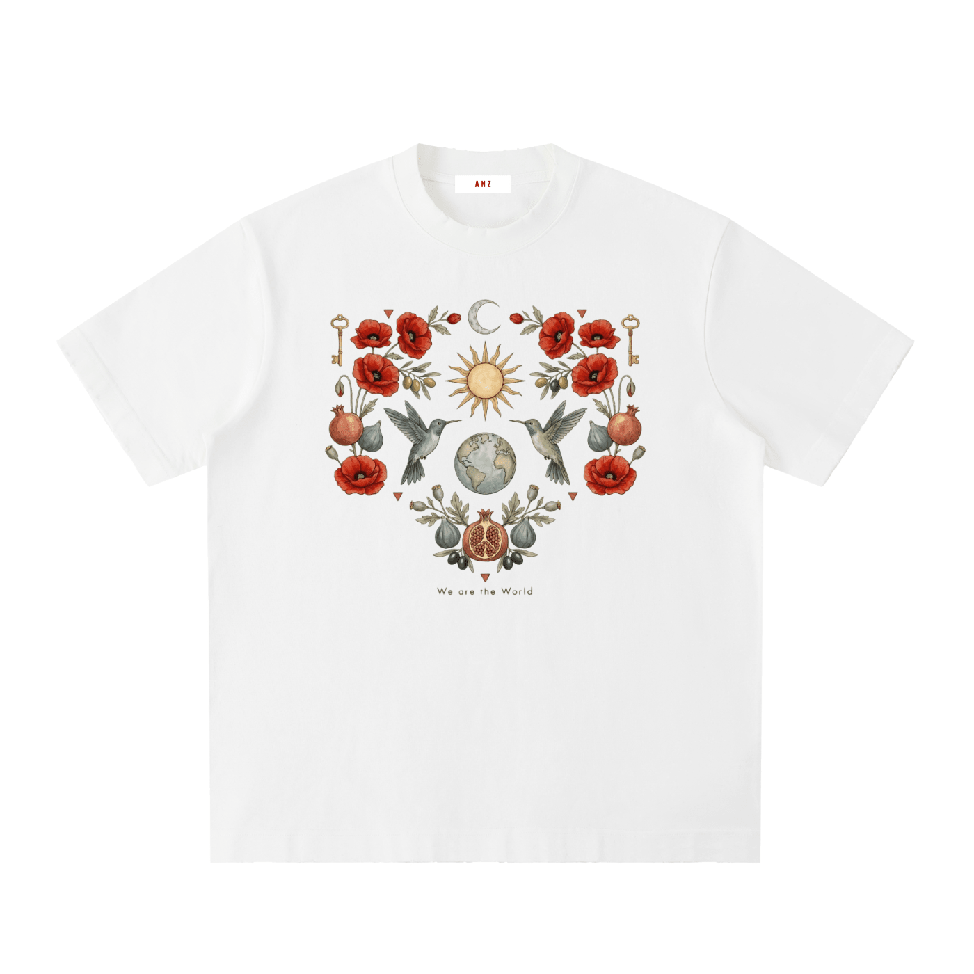 WE ARE THE WORLD T SHIRT - ANZ