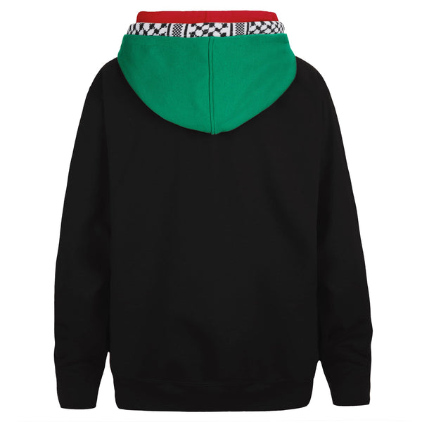 3 HOOD HOODIE FLAG RED WHITE GREEN – ANZ