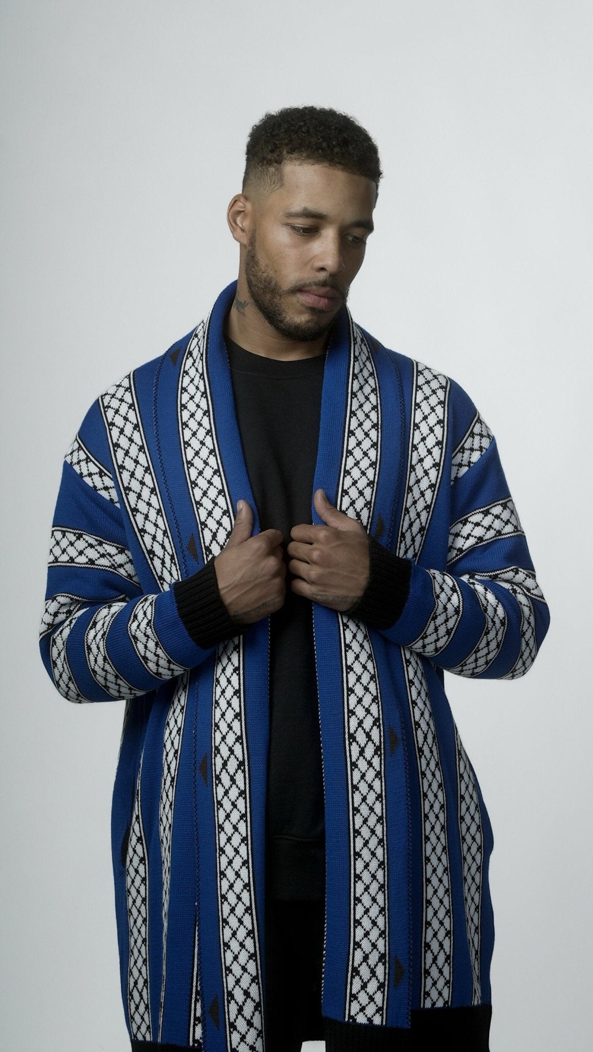 SAFI CARDIGAN ROYAL BLUE - ANZ