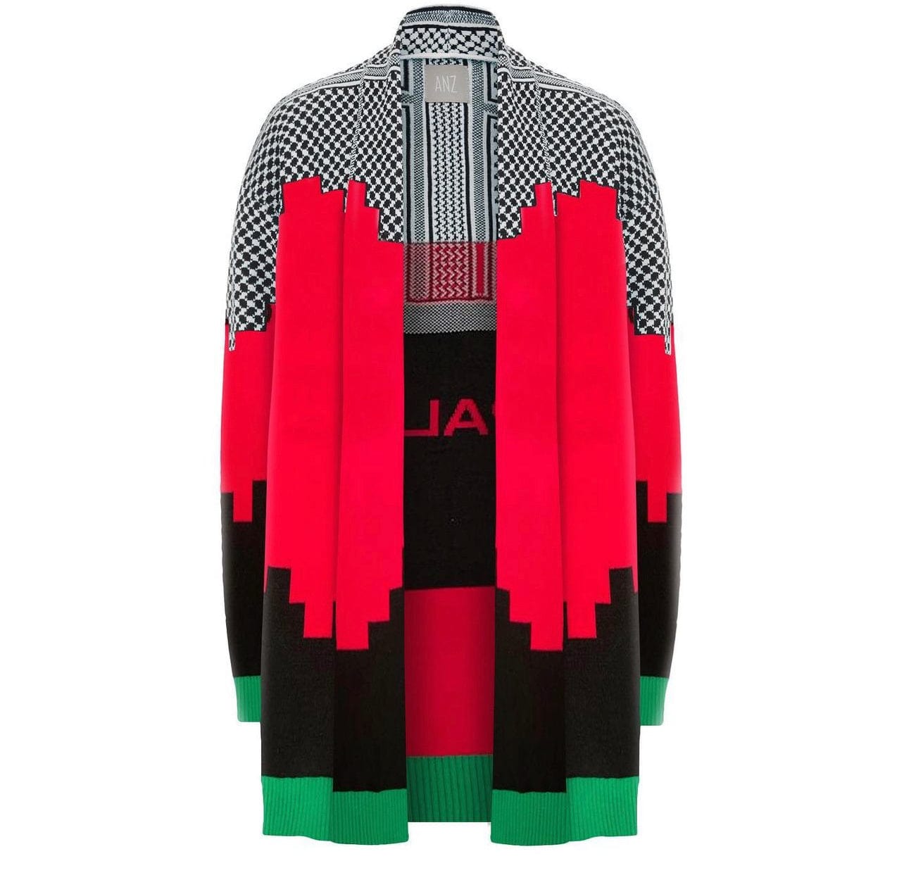 Free Palestine Cardigan / RED