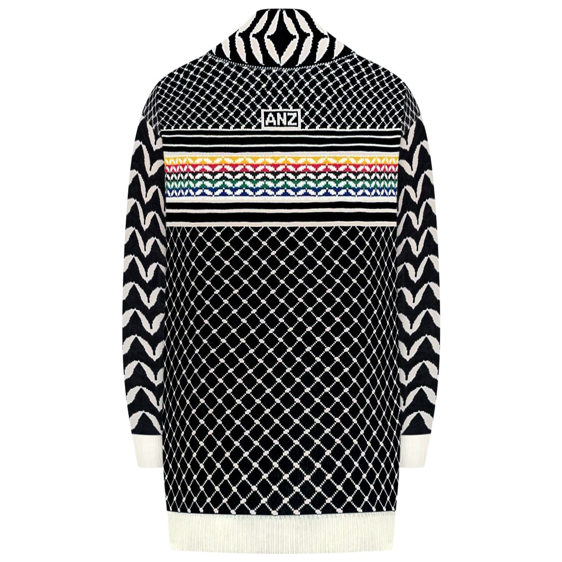 MANDELA CARDIGAN / BLACK