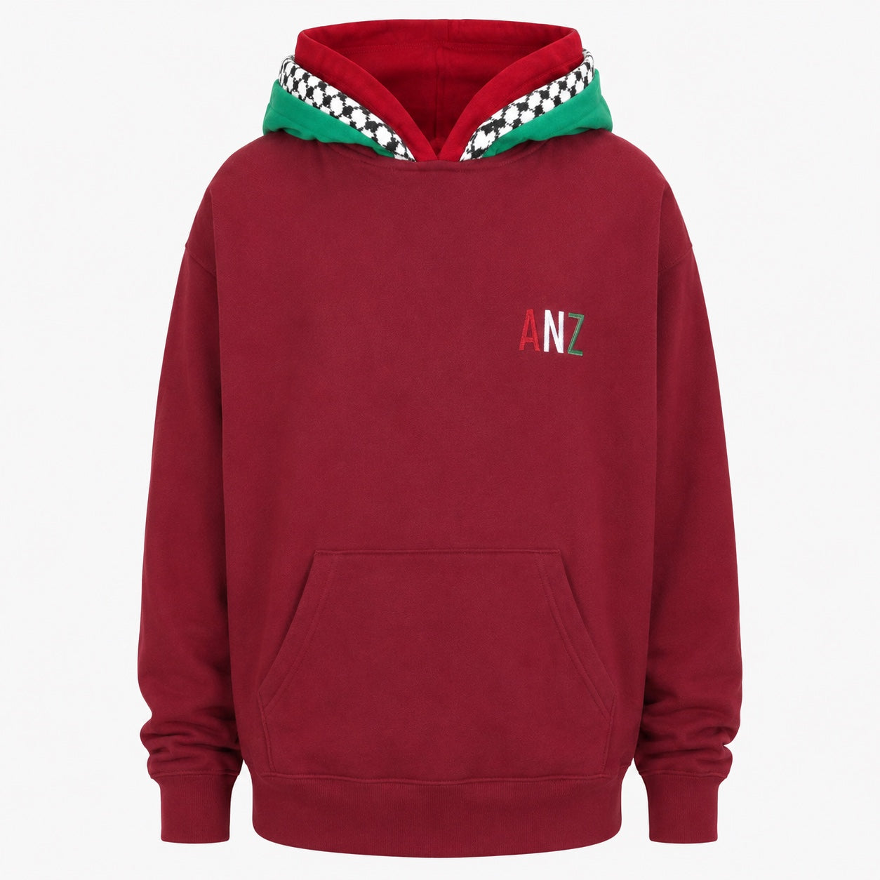 3 HOOD HOODIE / BURGUNDY / PRE-ORDER 12/09/26