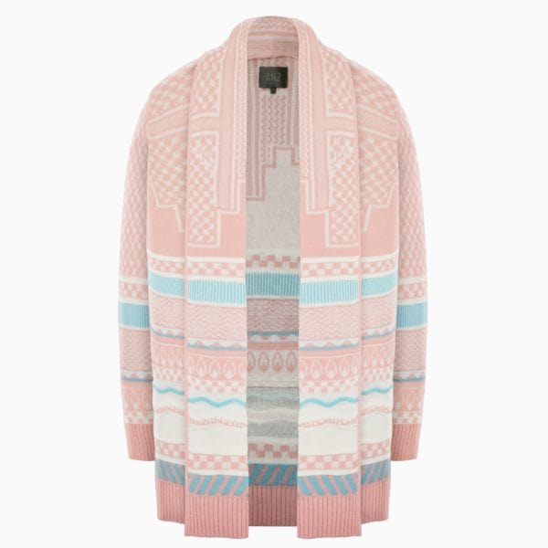 RETRO BLUSH CARDIGAN