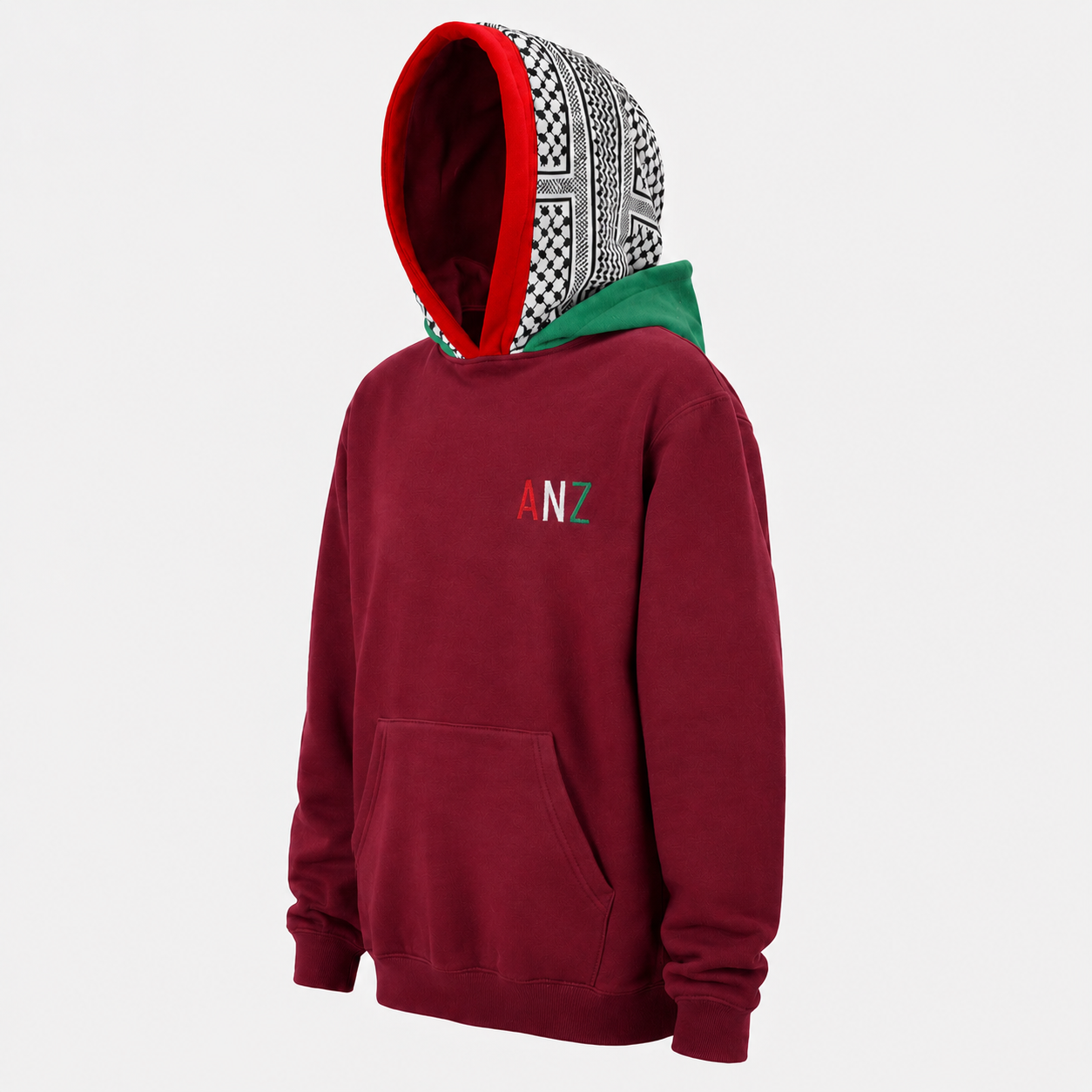 3 HOOD HOODIE / BURGUNDY / PRE-ORDER 12/09/26