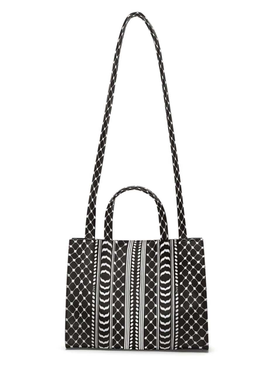 Giant KEFFIYEH LEATHER TOTE BAG