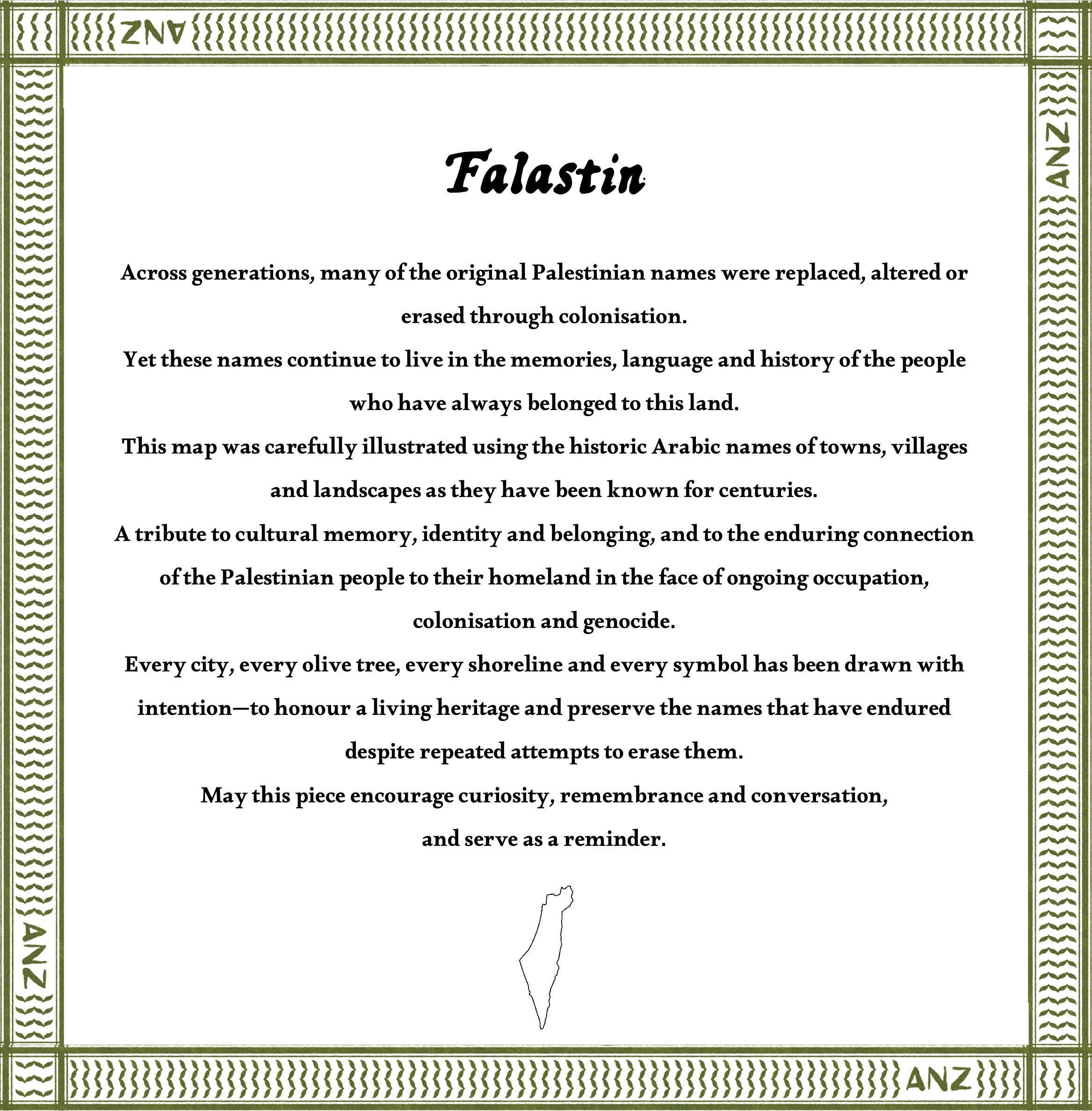 Falastin 🍉 large silk scarf / PRE ORDER 07/08/26