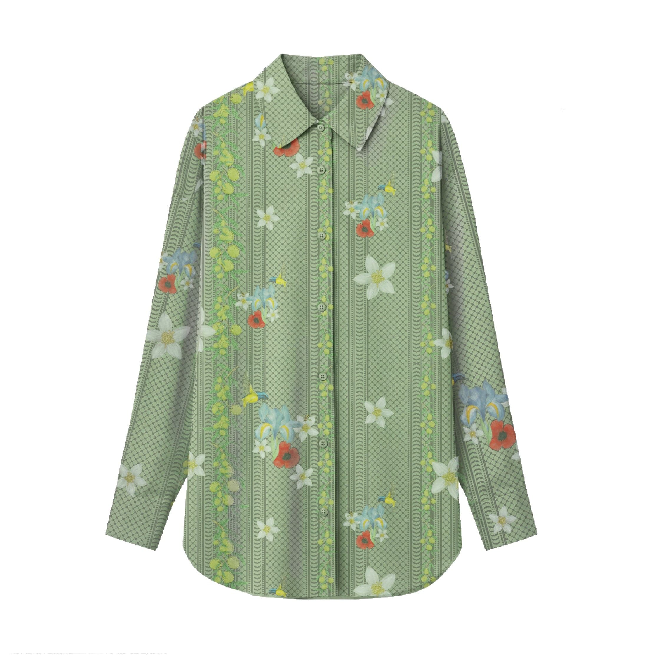 I LOVE YOU 🍉 LONG LENGTH SHIRT GREEN / PRE ORDER 15/02/26