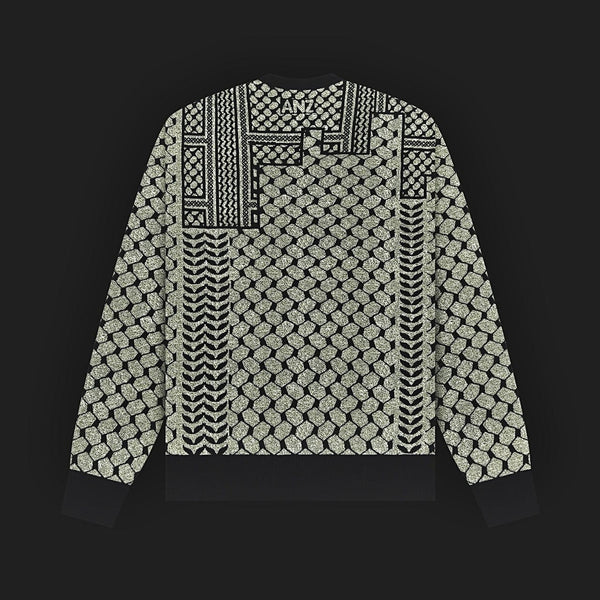 REFELCTIVE 3M KEFFIYEH SWEATER / PREORDER 25/10/24