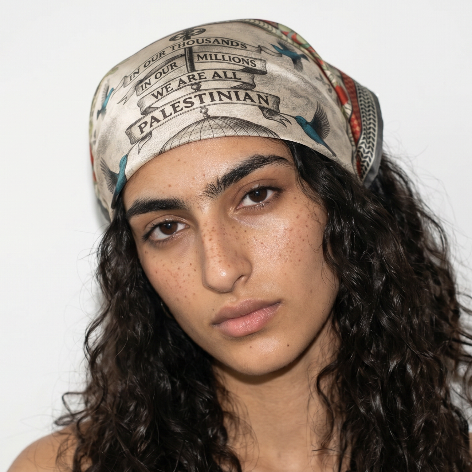 In our millions mini silk scarf