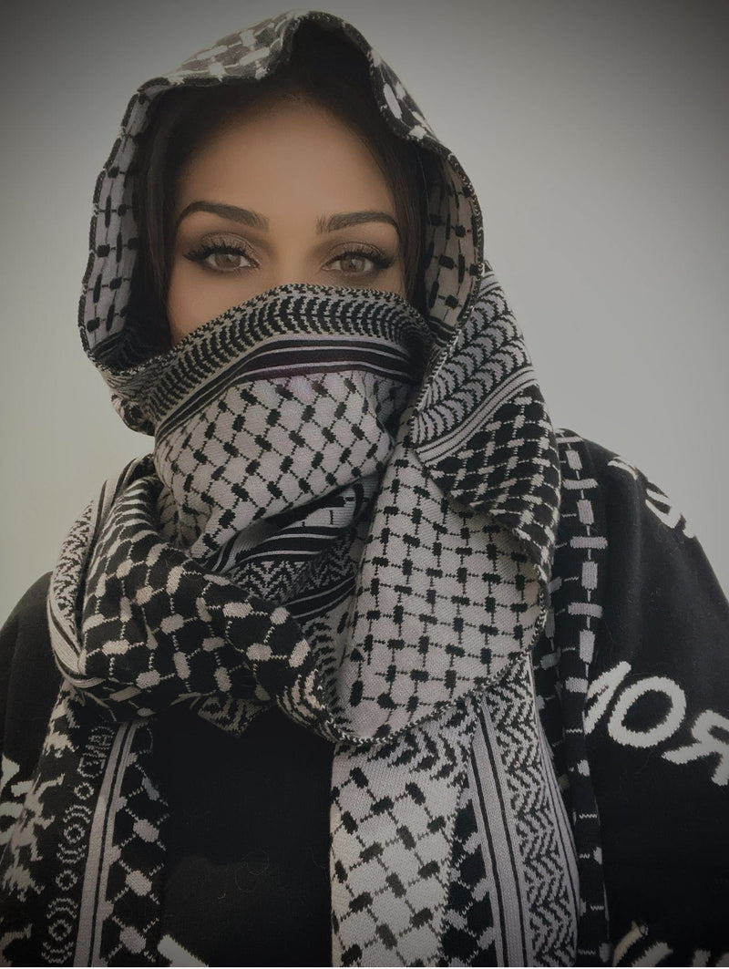 ANZ ETHNICALLY MADE HOODED SCARF