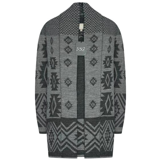 MUSH CARDIGAN / GREY BLACK