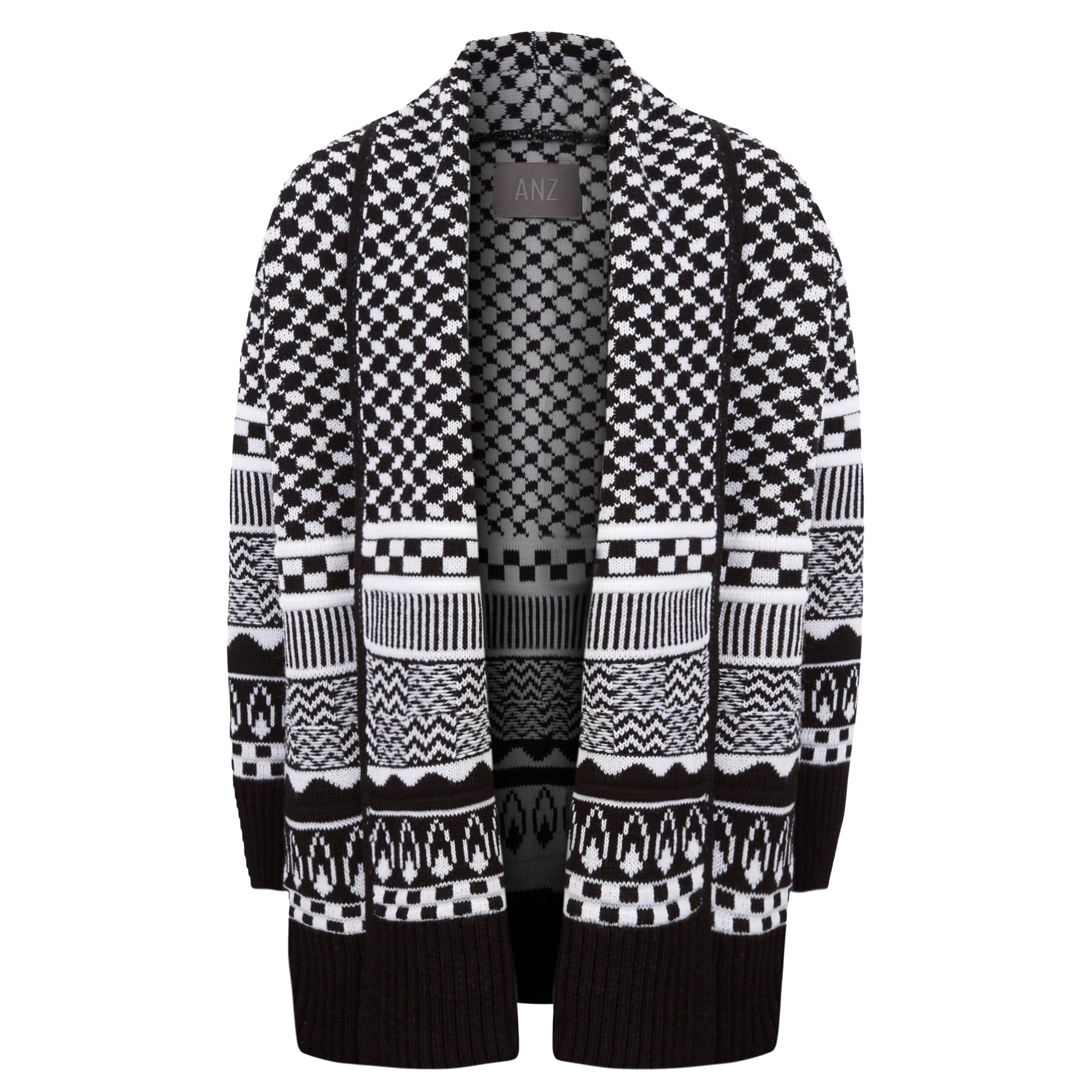 Retro Mono Kids Cardigan