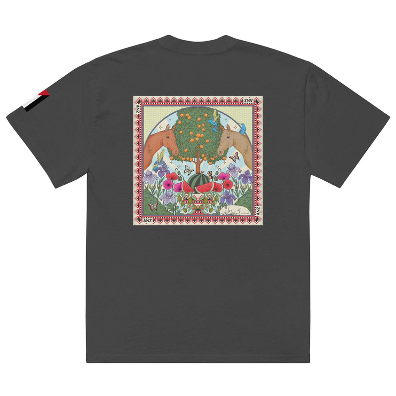 The Garden of Palestine Oversized  t-shirt