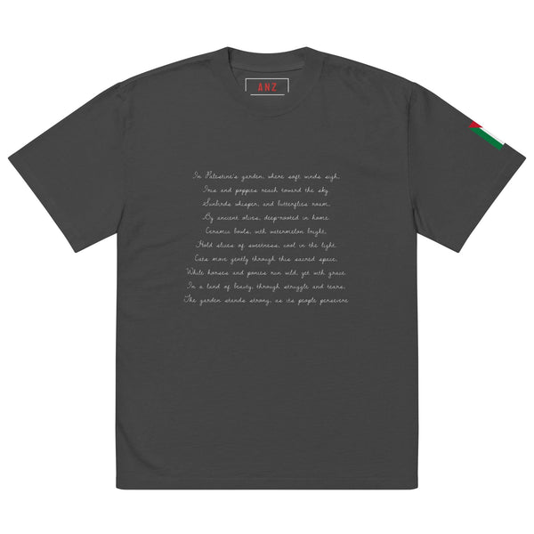 The Garden of Palestine Oversized  t-shirt