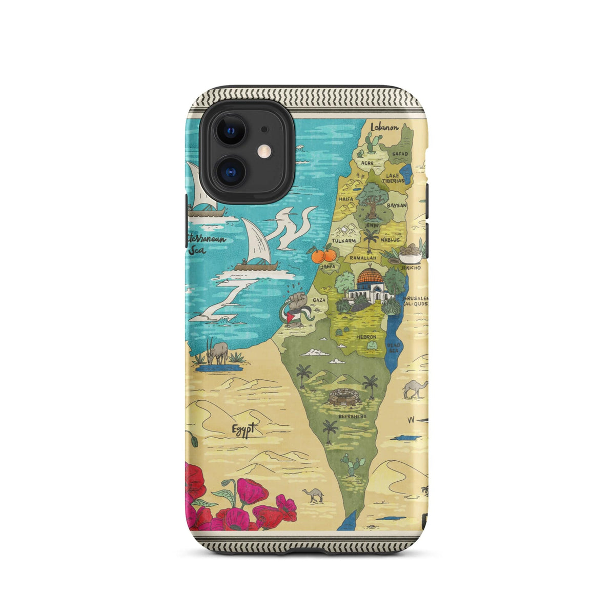 Map of Palestine Case for iPhone®