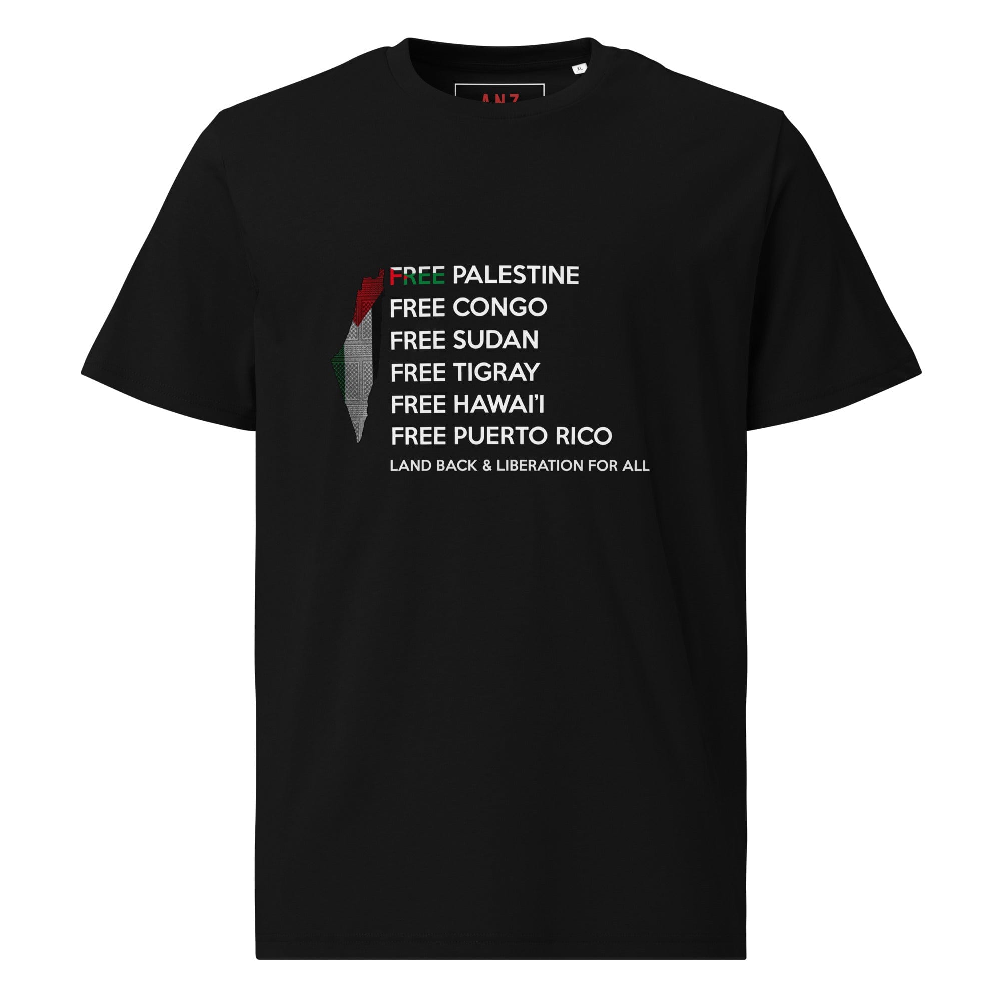 Liberation for all T-shirt / Black