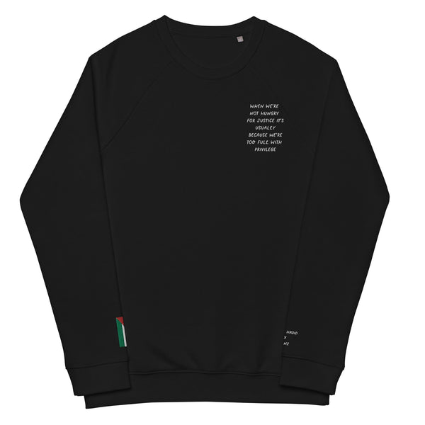 “HUNGRY FOR JUSTICE” SWEATSHIRT