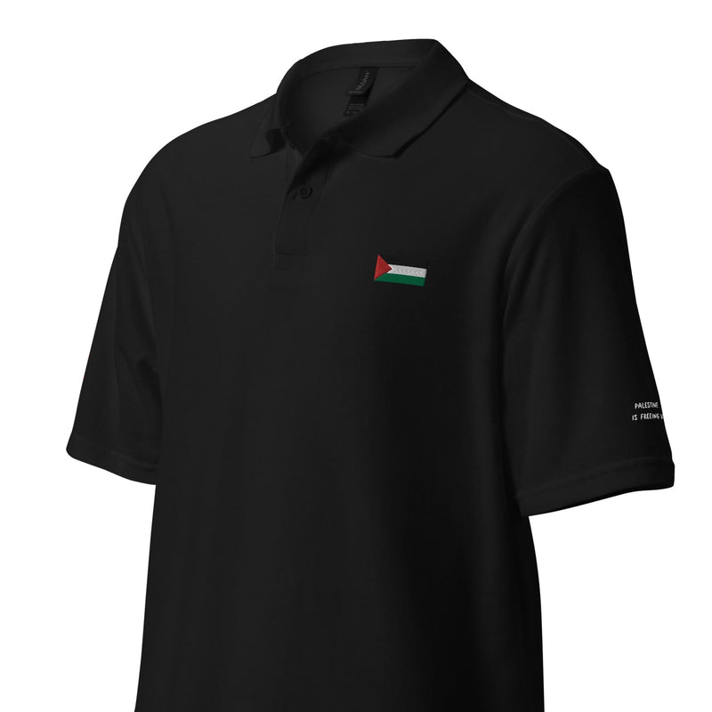 Palestine is freeing us Polo Shirt