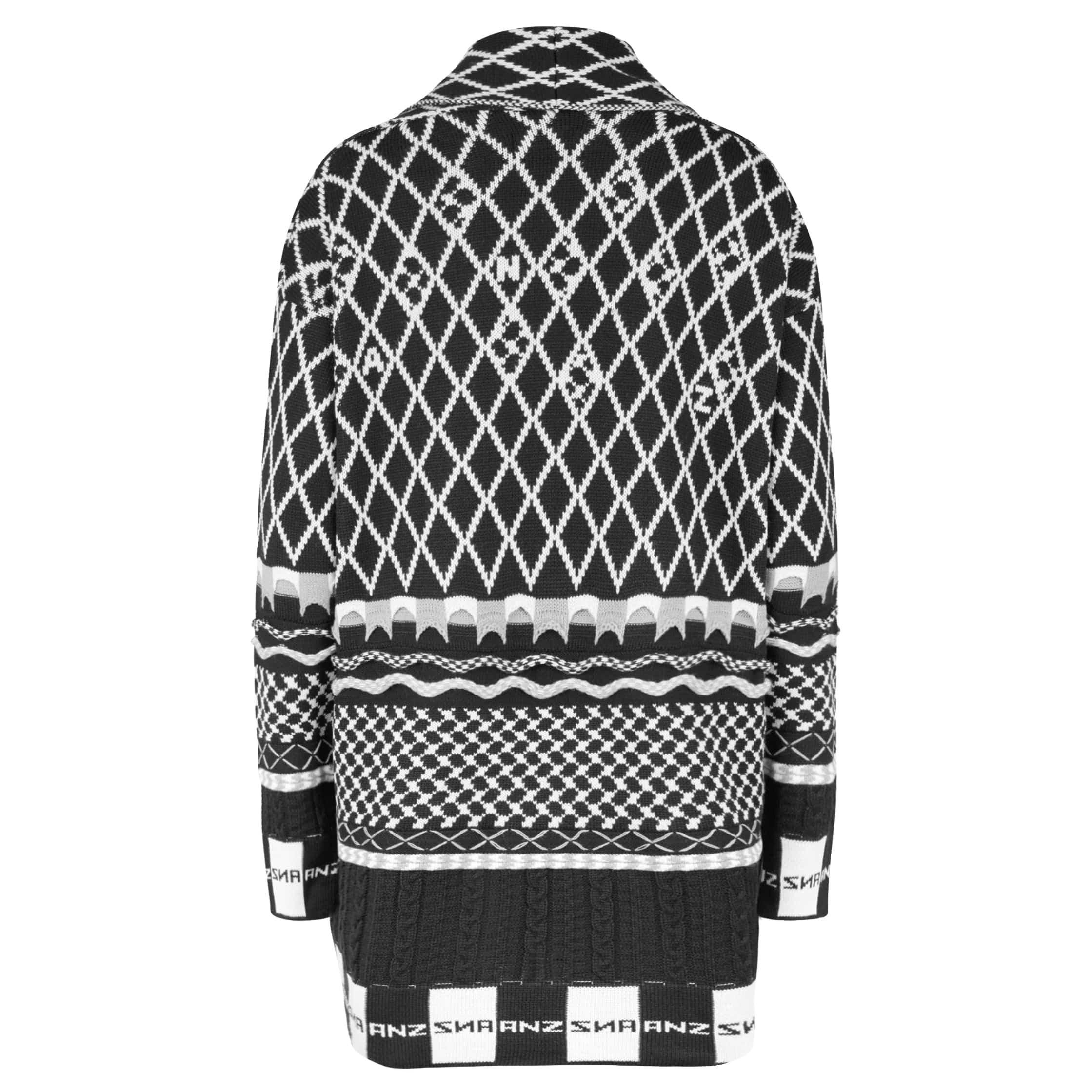 NORTHERN RETRO CARDIGAN NOIR