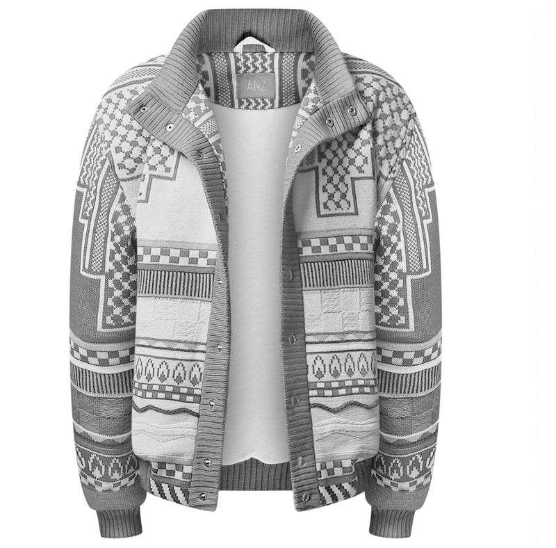 RETRO CITY VARSITY KNITTED JACKET