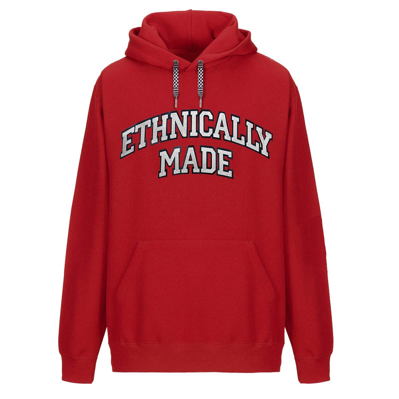 ETHNICALLY MADE HOODIE RED