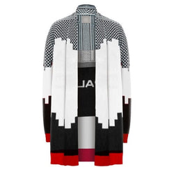 Free Palestine Cardigan / White